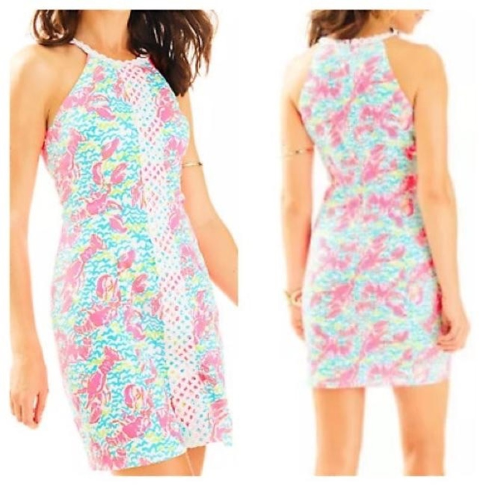 Lilly Pulitzer Lobster Shift Dress Size 6